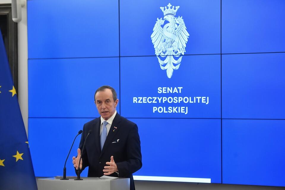Na zdjęciu marszałek Senatu Tomasz Grodzki / autor: PAP/Radek Pietruszka