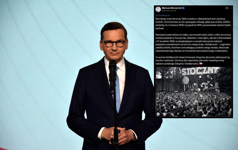 Mateusz Morawiecki / autor: Fratria/X