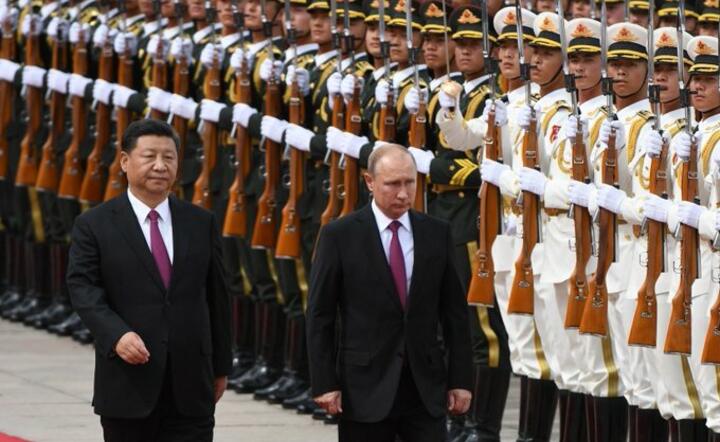 przywódcy Chin Xi Jinping i Rosji Władimir Putin / autor: Breitbart London/ Twitter