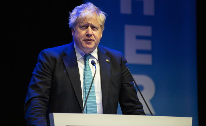 Premier Wielkiej Brytanii Boris Johnson / autor: PAP/EPA/ROBERT PERRY