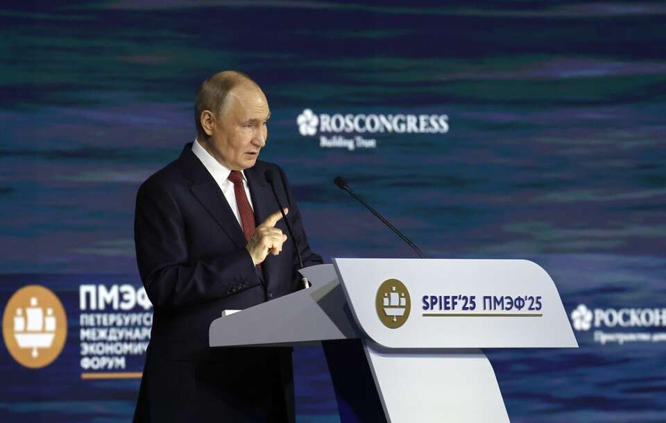 Vladimir Putin / autor: EPA/ANATOLY MALTSEV Dostawca: PAP/EPA.