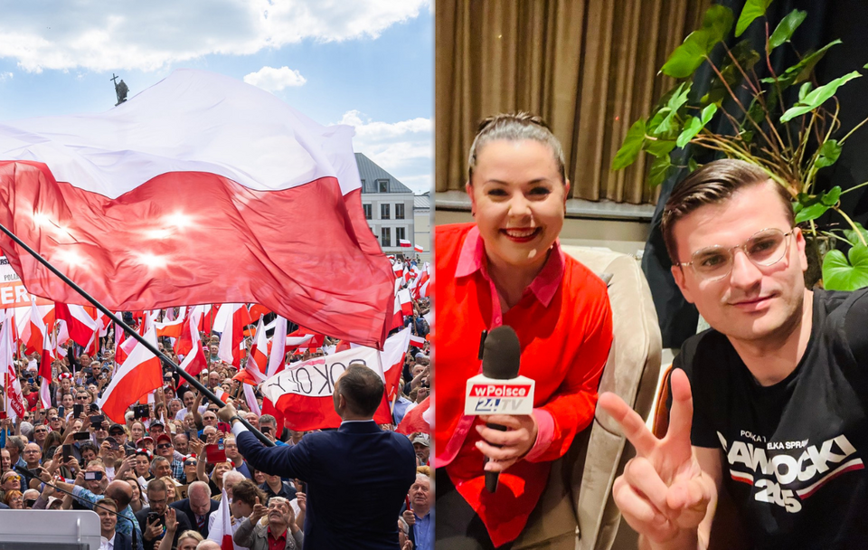 Zdjęcie Mikołaja Bujaka/Mikołaj Bujak i Żaklina Skowrońska  / autor: X/@mikolaj_bk