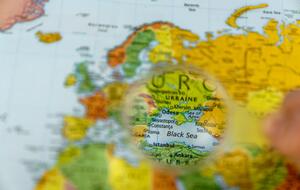 Zdjęcie ilustracyjne, Morze Czarne na mapie / autor: Fratria