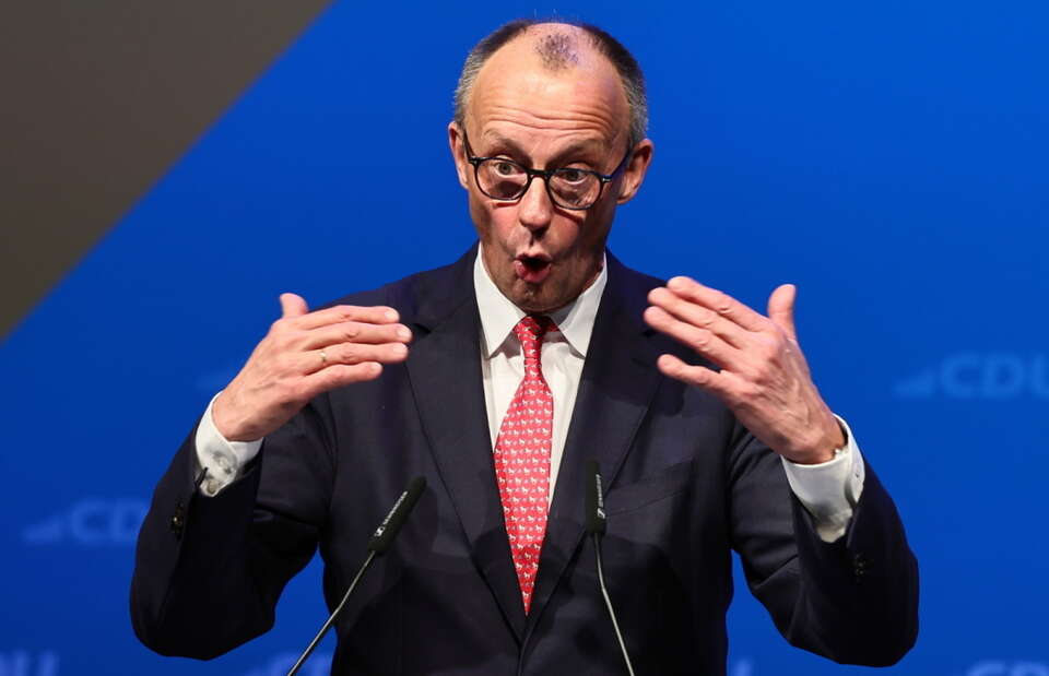 Kanclerz Friedrich Merz / autor: PAP/EPA