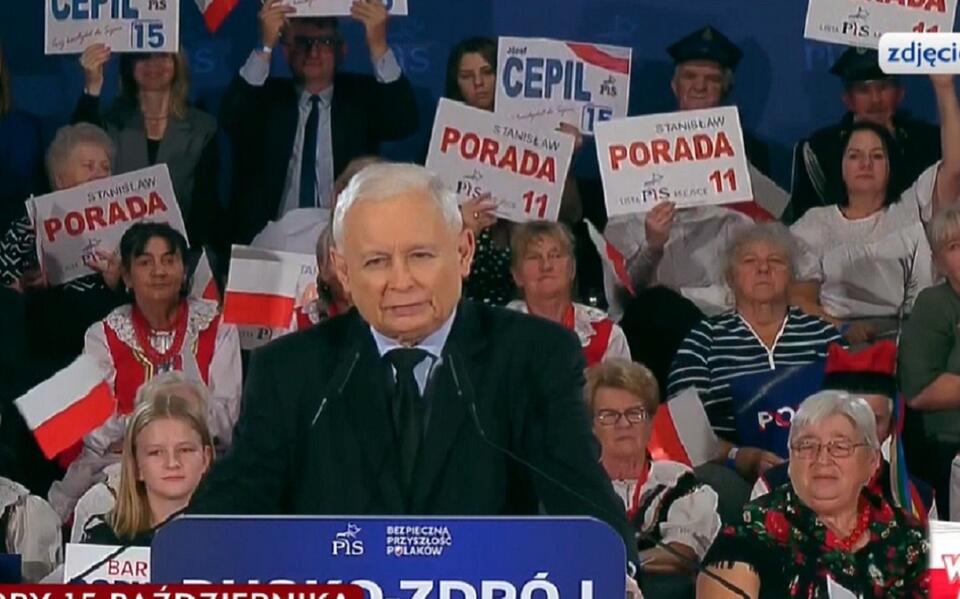 Jarosław Kaczyński / autor: screenshot TVP Info