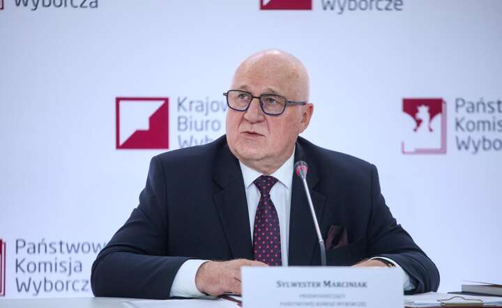 Sylwester Marciniak, przewodniczący Państwowej Komisji Wyborczej / autor: PAP / Albert Zawada