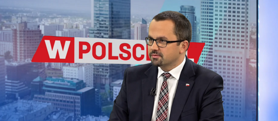 Marcin Horała w studiu telewizji wPolsce.pl / autor: wPolsce.pl