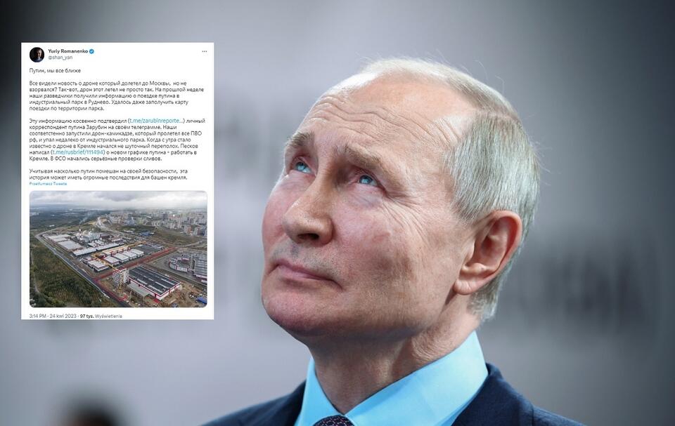 Rosyjski zbrodniarz wojenny Władimir Putin / autor: PAP/EPA/ARTEM GEODAKYAN / SPUTNIK / KREMLIN POOL
