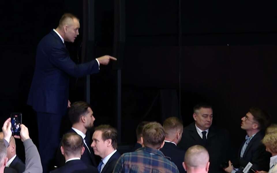 Prezydent Karol Nawrocki odpowiada dziennikarzowi TVN / autor: TV wPolsce24