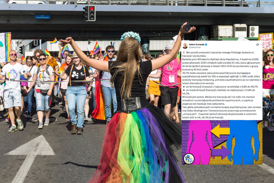 Parada równości  / autor: Fratria/X/@delestoile