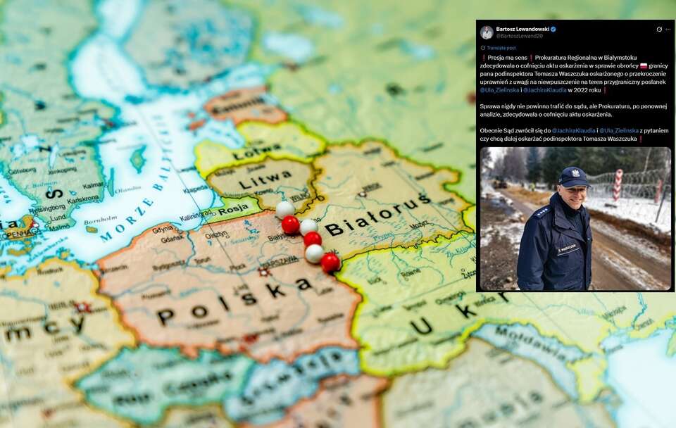 Policjant z Hajnówki nie będzie ukarany za obronę granic