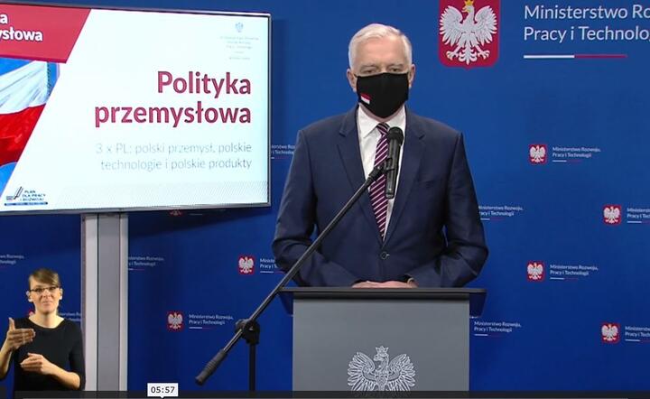 Jarosław Gowin ogłasza nową politykę przemysłową / autor: Fratria