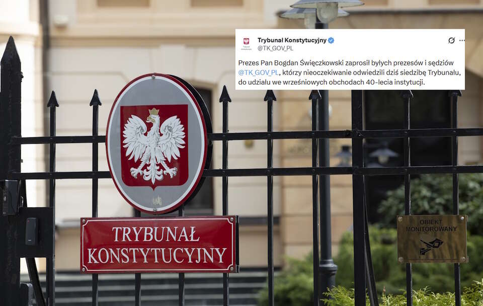 Niespodziewana wizyta byłych prezesów TK w siedzibie Trybunału