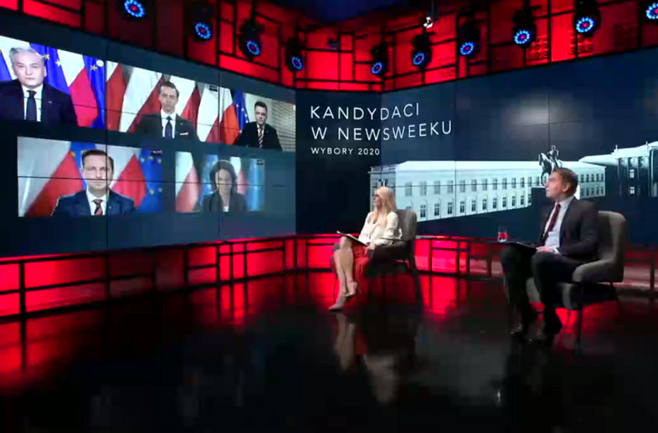 Debata prezydencka Newsweeka / autor: screen: Facebook/Newsweek Polska