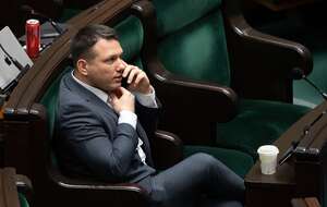 Sławomir Mentzen w Sejmie / autor: Fratria