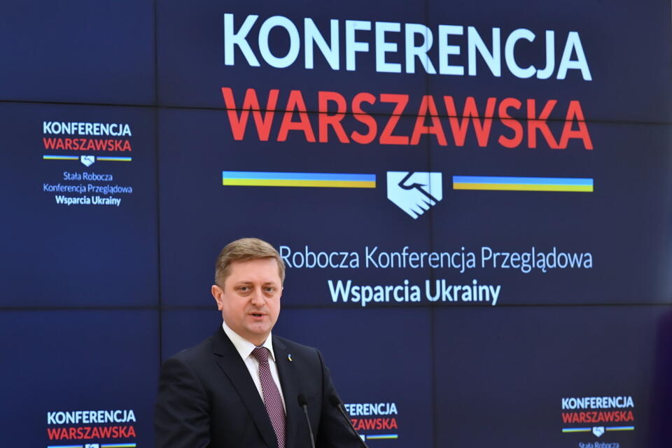 ambasador Ukrainy w Polsce Wasyl Zwarycz / autor: PAP/Andrzej Lange