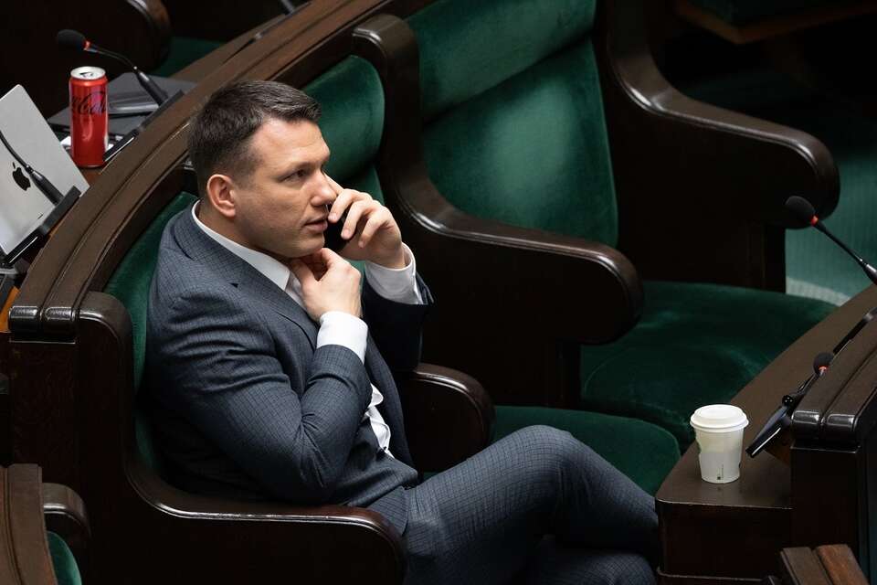 Sławomir Mentzen w Sejmie / autor: Fratria
