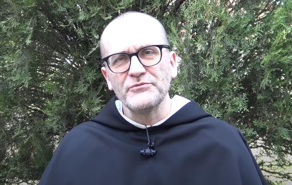 Prowincjał zakonu dominikanów w Polsce, ojciec Paweł Kozacki / autor: Screen YouTube Dominikanie.pl