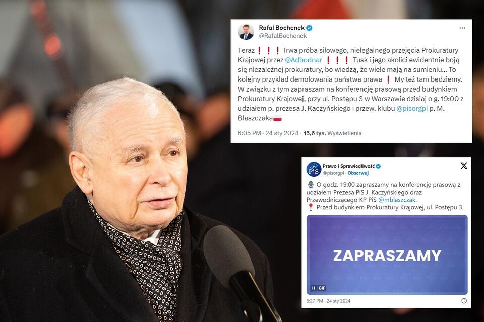 Prezes PiS Jarosław Kaczyński / autor: Fratria/X