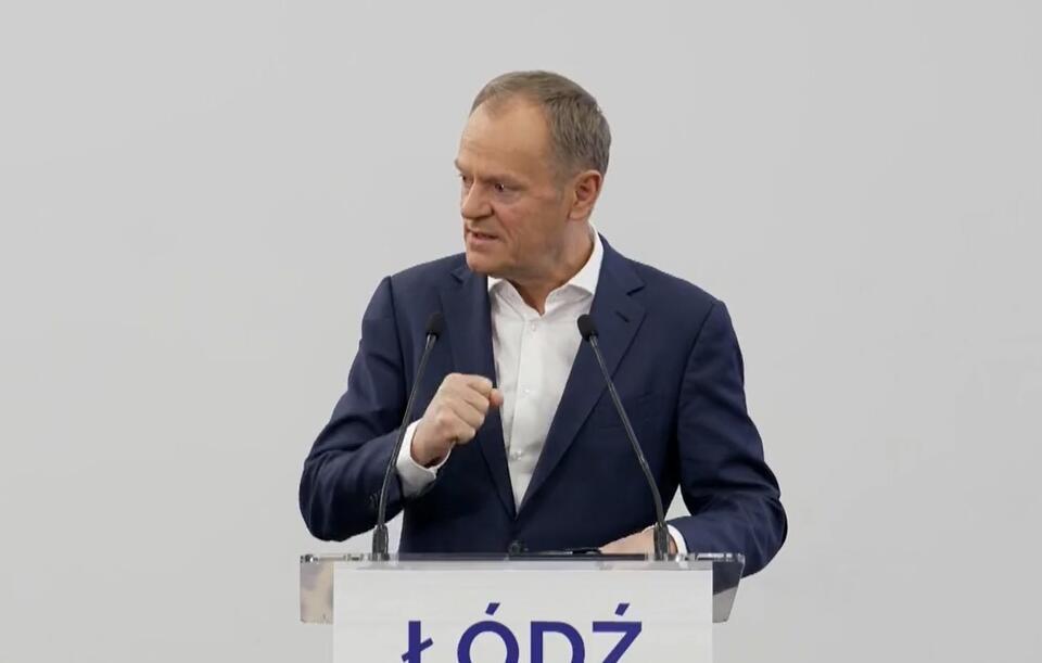 Lider Platformy Obywatelskiej Donald Tusk podczas wyjazdowego posiedzenia w Łodzi / autor: Facebook: Platforma Obywatelska