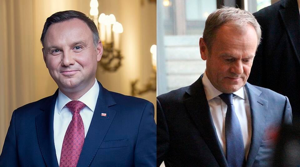 Andrzej Duda i Donald Tusk / autor: Fratria