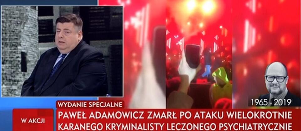 Piotr Semka w studiu TVP Info / autor: wPolityce.pl/TVP Info