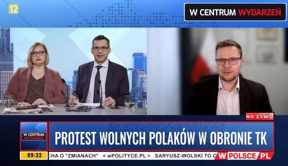 Michał Woś / autor: Telewizja wPolsce