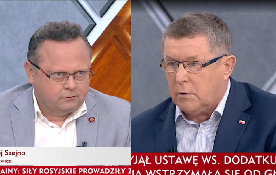 Andrzej Szejna/Zbigniew Kuźmiuk / autor: Screen/TVP Info