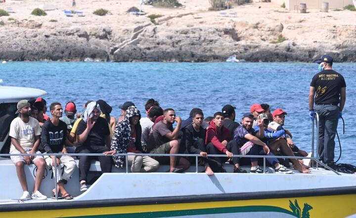 Lampedusa/Migranci  / autor: PAP/EPA/CIRO FUSCO