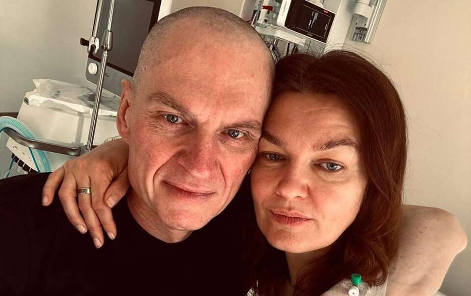Andrzej Poczobut z żoną Oksaną. Zdjęcie opublikowała Swiatłana Cichanouska, informując, że udostępniła je małżonka Poczobuta / autor: X: @Tsihanouskaya