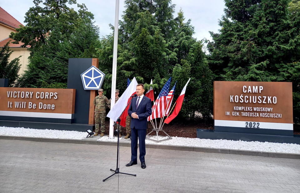Wicepremier minister obrony narodowej Mariusz Błaszczak  / autor: screenshot Twitter MON