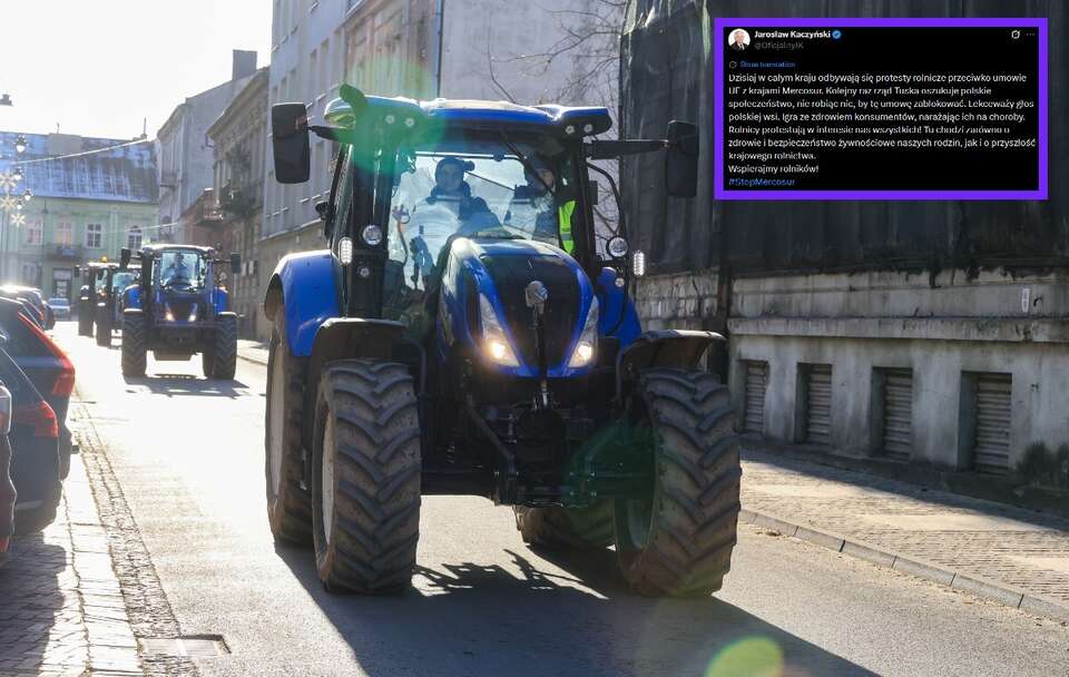 Prezes PiS: Rolnicy protestują w interesie nas wszystkich!