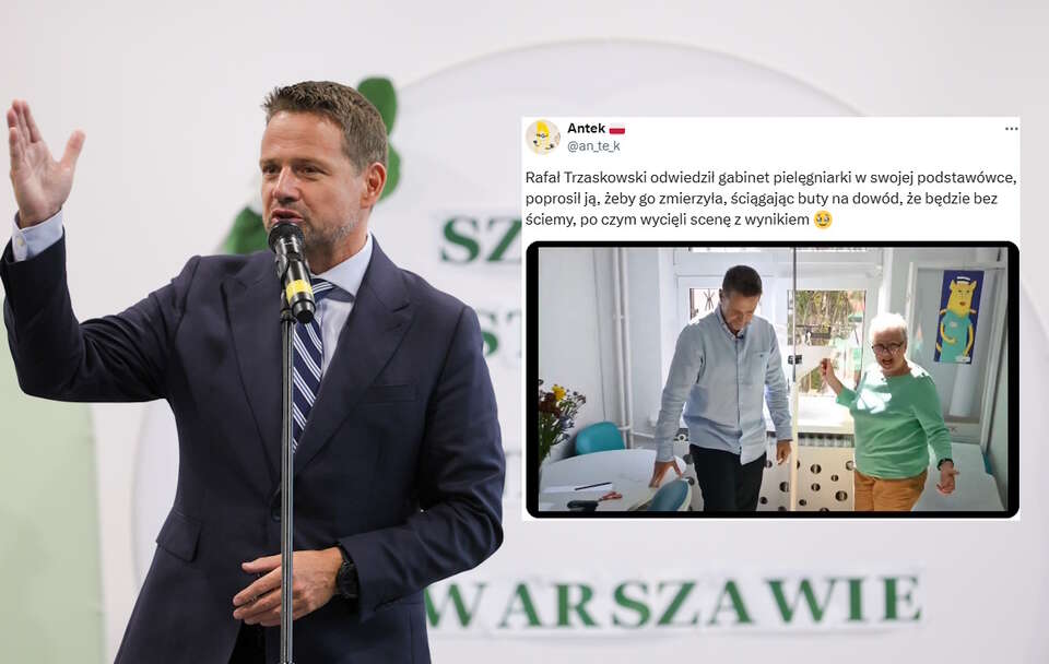 Rafał Trzaskowski / autor: PAP/Rafał Guz/X