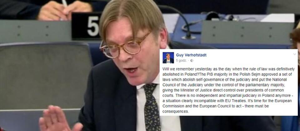 Guy Verhofstadt / autor: YouTube/Facebook