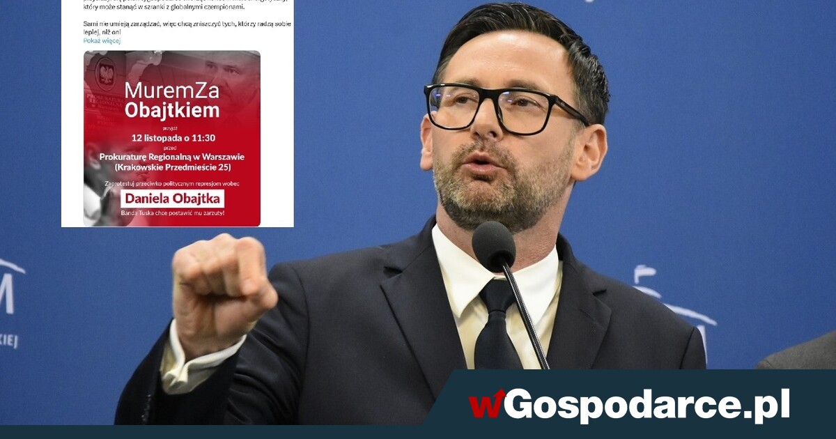 Daniel Obajtek w prokuraturze. „Cyrk polityczny”