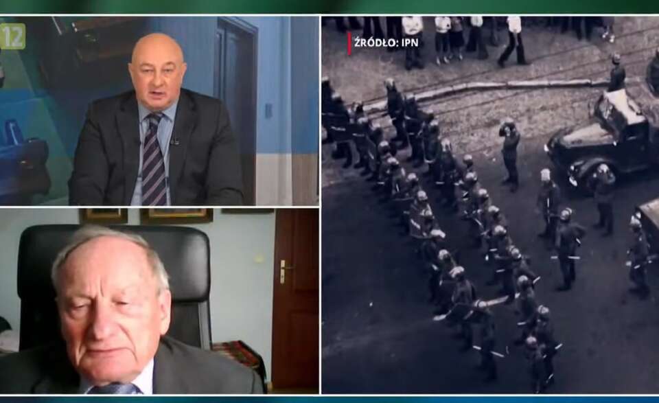 Jan Rajczak - opozycjonista z czasów PRL w programie "Kontra" Tadeusza Płużańskiego / autor: Telewizja wPolsce24