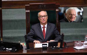 Na zdjęciu Leszek Miller i Włodzimierz Czarzasty / autor: PAP/Albert Zawada/Fratria