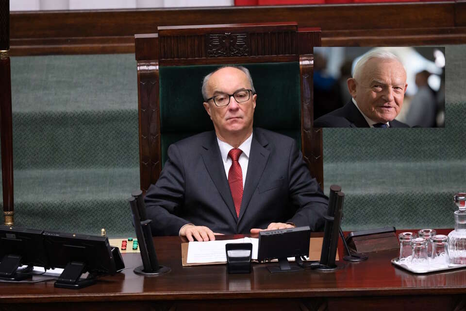 Na zdjęciu Leszek Miller i Włodzimierz Czarzasty / autor: PAP/Albert Zawada/Fratria