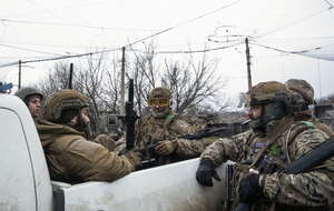 Ukraińscy żołnierze / autor: PAP/EPA