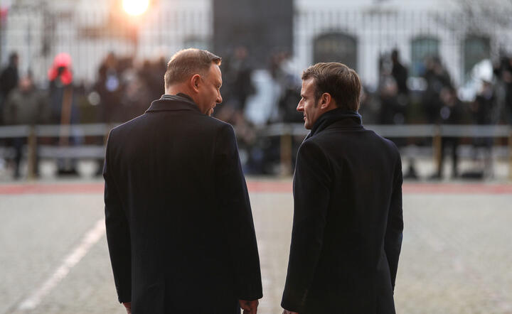 Andrzej Duda i Emmanuel Macron  / autor: Kancelaria Prezydenta