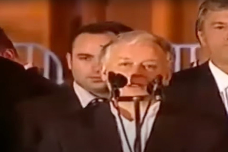 Lech Kaczyński w Tbilisi / autor: YouTube