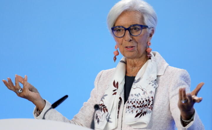 Christine Lagarde, prezes Europejskiego Banku Centralnego (EBC)  / autor: PAP/EPA/RONALD WITTEK