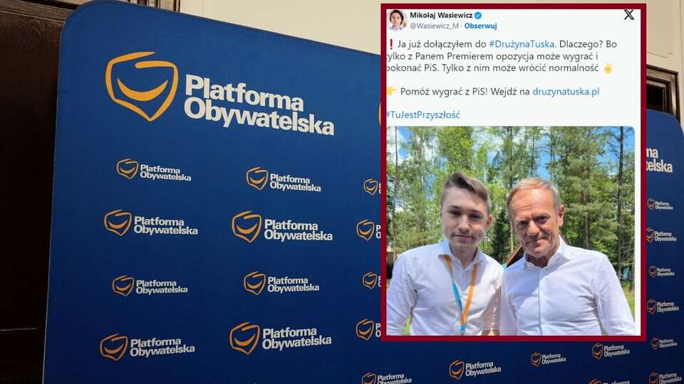 Platforma Obywatelska / Wasiewicz i Tusk / autor: Fratria / X 