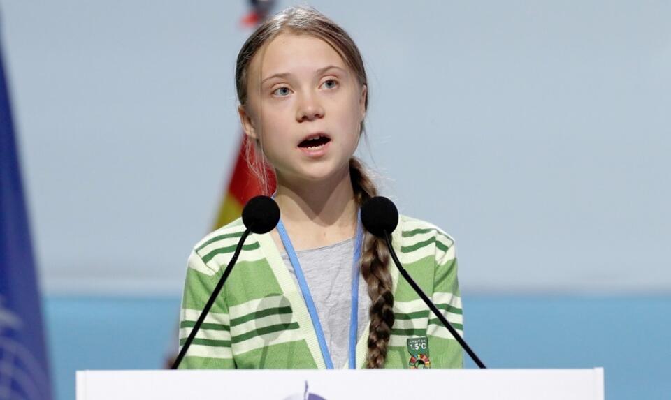 Greta Thunberg podczas COP25 / autor: PAP/EPA