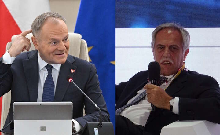 Premier Donald Tusk i Grupa Polsat / autor: Fratria/PAP