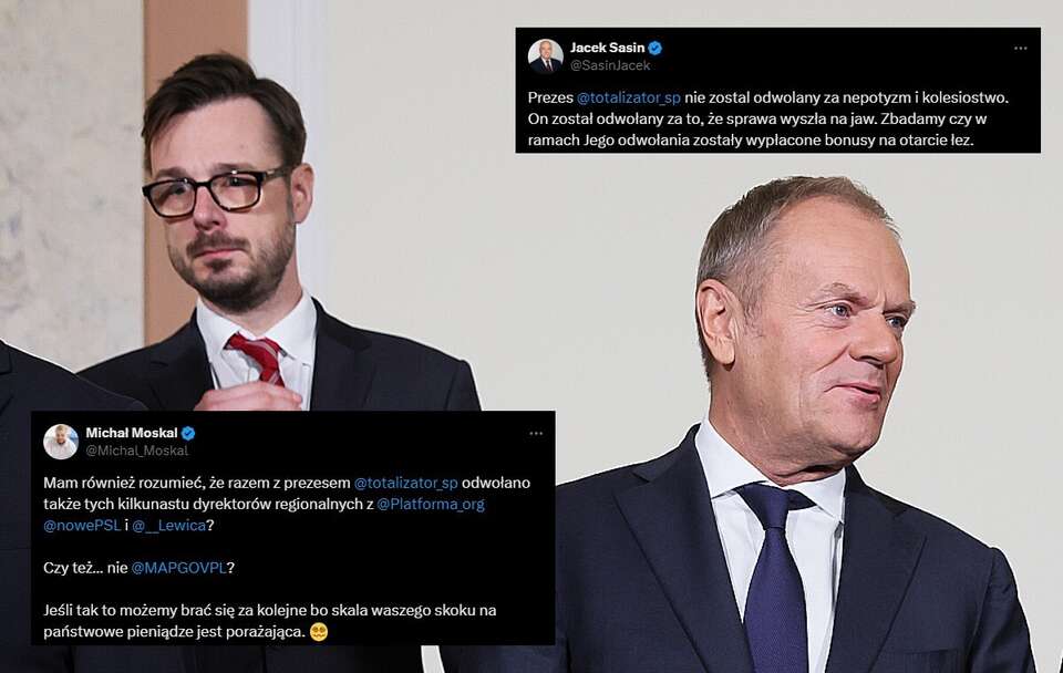 Jakub Jaworowski i Donald Tusk / autor: PAP/Leszek Szymański/X