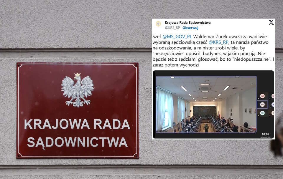 Krajowa Rada Sądownictwa / autor: Fratria/X