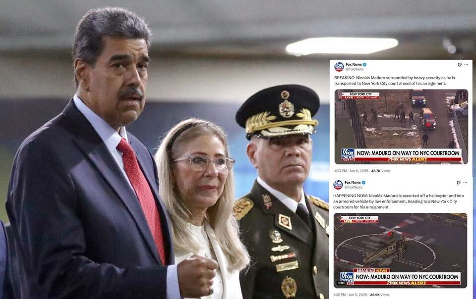 Maduro doprowadzony do sądu na Manhattanie. Rusza proces