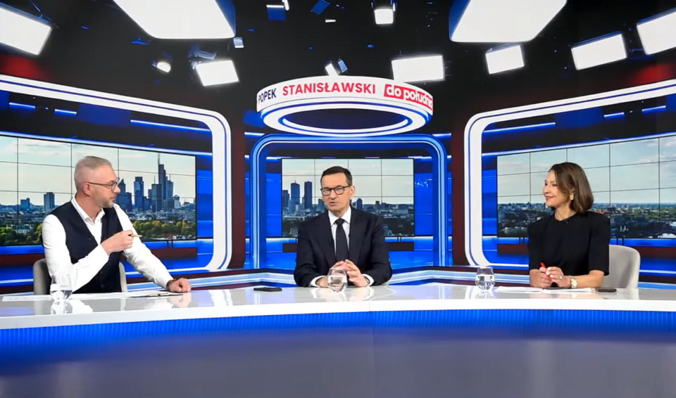 Mateusz Morawiecki w programie "Popek Stanisławki do południa". / autor: wPolsce24