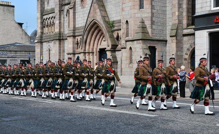 Szkockie oddziały wojskowe (zdjęcie ilustracyjne) / autor: Pixabay